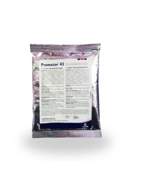 PROMOTOR 43 Vitaminas y Aminoácidos CALIER en Polvo Sobre de 100 gr